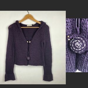 Anthropologie Sleeping on Snow Cardigan Sweater